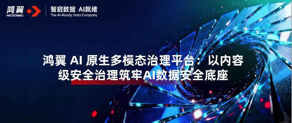 鸿翼 AI 原生多模态治理平台：以内容级安全治理筑牢AI数据安全底座