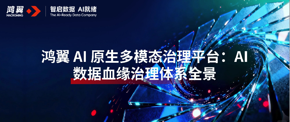 鸿翼 AI 原生多模态治理平台：AI数据血缘治理体系全景